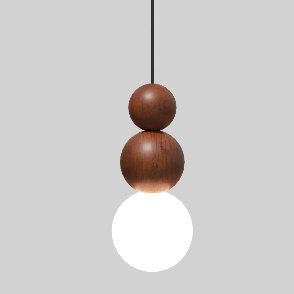 Подвесной светильник Inodesign Beads Dark Wood 44.2410