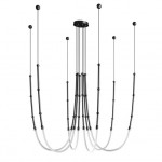 Подвесная светодиодная люстра Inodesign Alrik CH Black 44.1512