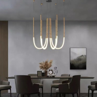 Подвесная светодиодная люстра Inodesign Alrik CH Brass 44.1512 - 1