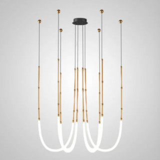 Подвесная светодиодная люстра Inodesign Alrik CH Brass 44.1512