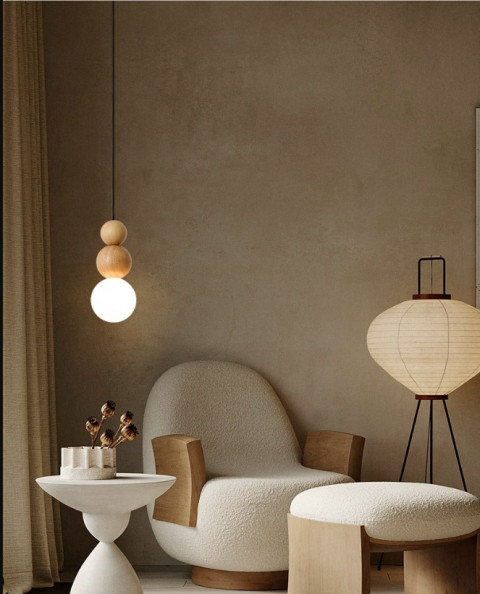 Подвесной светильник Inodesign Beads Bright Wood 44.2510