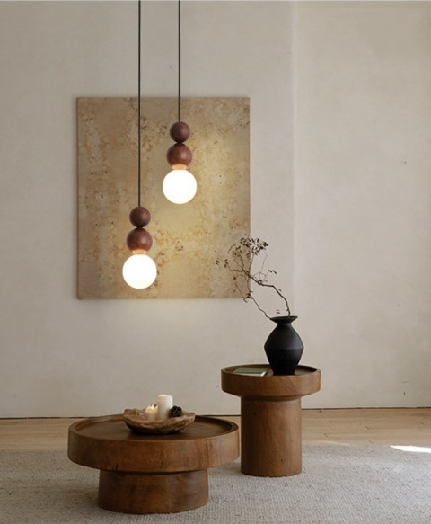 Подвесной светильник Inodesign Beads Dark Wood 44.2410