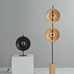 Настольная лампа Inodesign Delano Wood Black 44.5235