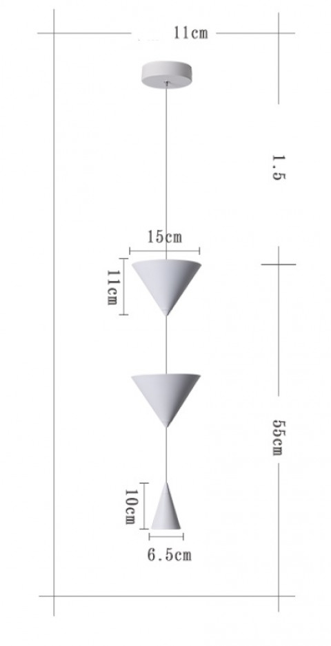 Подвесной светодиодный светильник Inodesign Lester White 44.1155