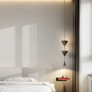 Подвесной светодиодный светильник Inodesign Lester Black 44.1555 - 1