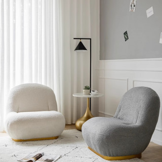 Кресло Inodesign Pacha lounge chair ivory 01.419
