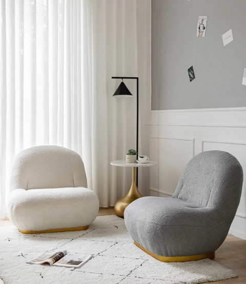 Кресло Inodesign Pacha lounge chair ivory 01.419