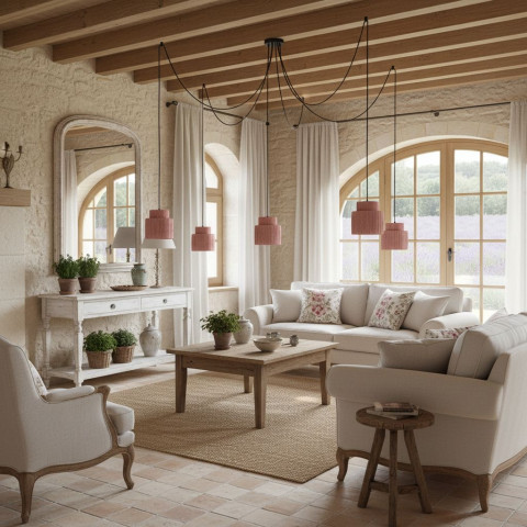 Подвесной светильник Inodesign Hiskias Crab Pink 44.2017