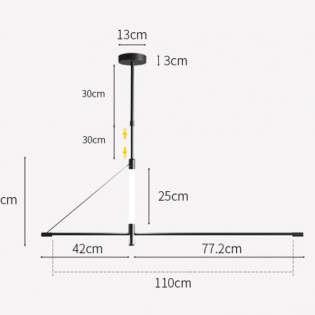 Светильник на штанге Inodesign Ren Black 40.8511 - 1