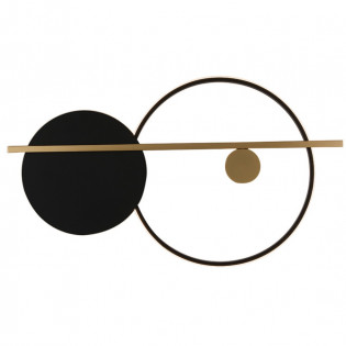 Настенный светодиодный светильник Inodesign Round Black 44.4680 - 0